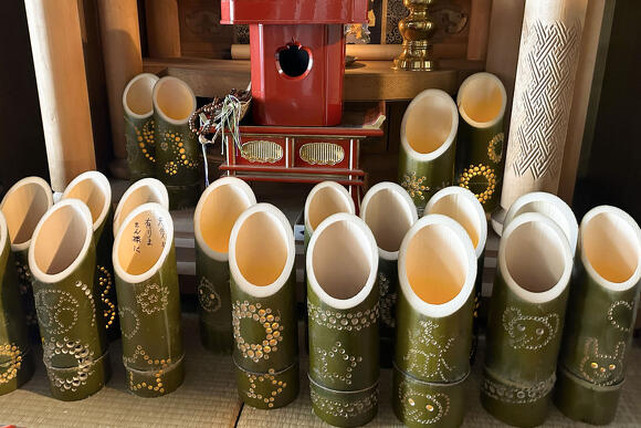 竹の灯明づくりワークショップ